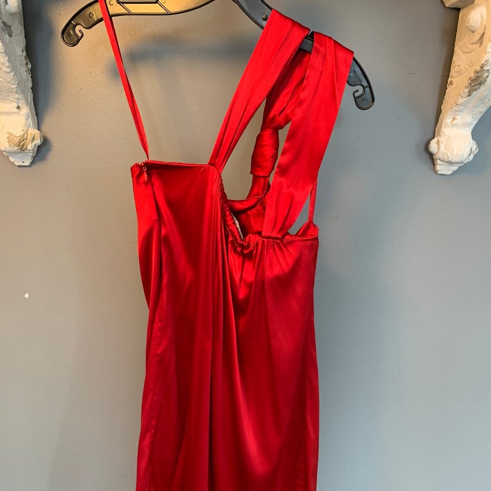 Banana Republic Red Grecian Dress